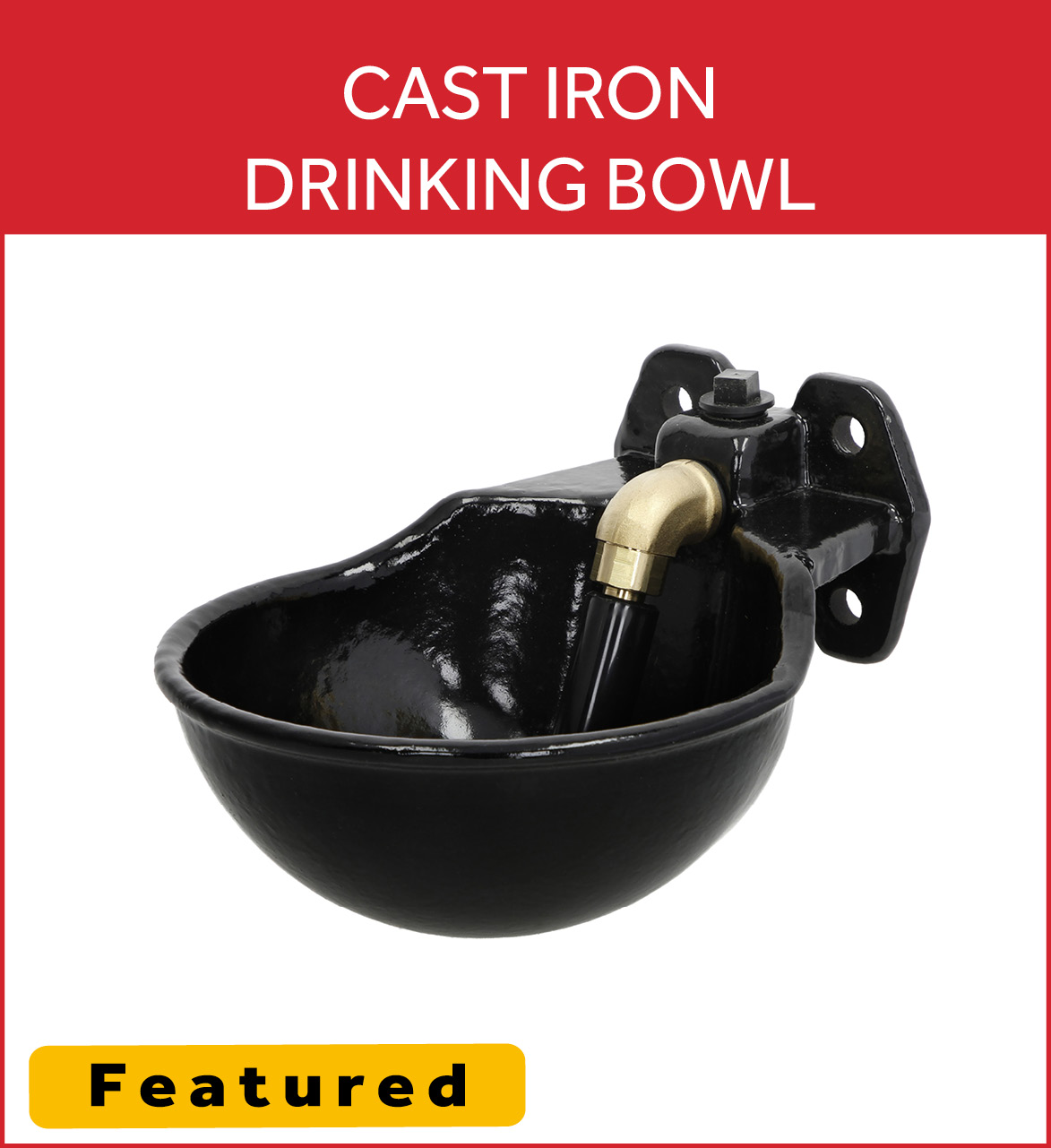 Cast Iron Drinking Bowl